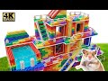 Build Most Beautiful Mansion Swimming Pool From Magnetic Balls Satisfying Magnet World Series