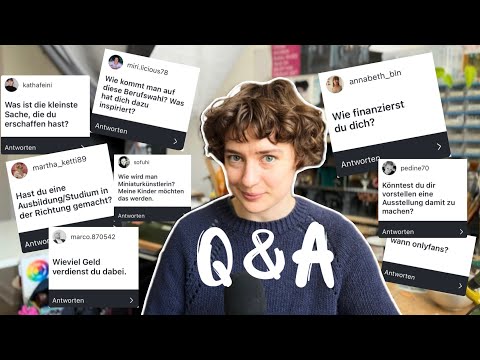 How does one become a miniature artist? / My career path / Questions & Answers