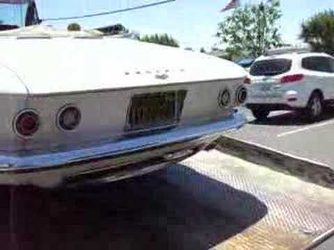 Loading my '64 Monza on to the wrecker...