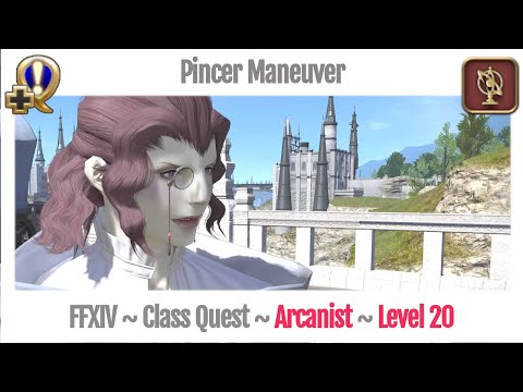 FFXIV Arcanist Level 20 Class Quest ~ A Realm Reborn ~ Pincer Maneuver