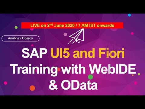 SAP UI5 and Fiori LIVE Training demo | 4th April 2022 7 AM IST | NEW LIVE Batch with Latest topics