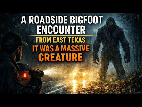 A Veteran’s Late-Night Bigfoot Encounter on a Texas Highway | Thought It Was A Man Until It Stood Up