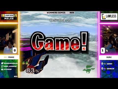 LAWLESS MELEE #21 Winners Semifinals - Franz vs Kurv (Fox)