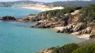 preview picture of video 'CHIA Beaches - six sandy beaches in south Sardinia'