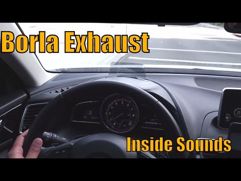 What the Borla Exhaust Sounds like Inside