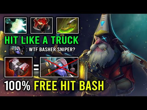 100% FREE HIT Knockback Basher Sniper Hit Like a Truck EZ Counter Tinker Mid Dota 2