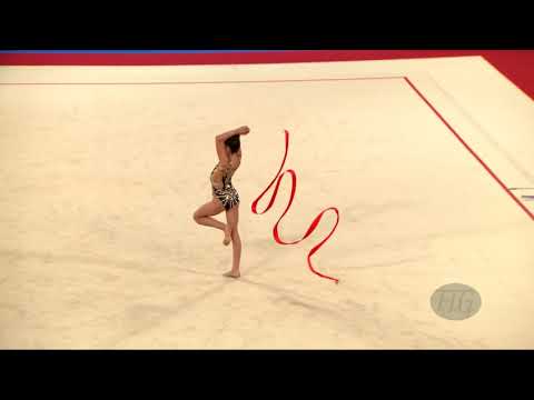 JEVSTAFJEVA Arina (LAT) - 2019 Rhythmic Junior Worlds, Moscow (RUS) - Qualifications Ribbon
