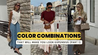 Color combinations that look expensive (part 1)