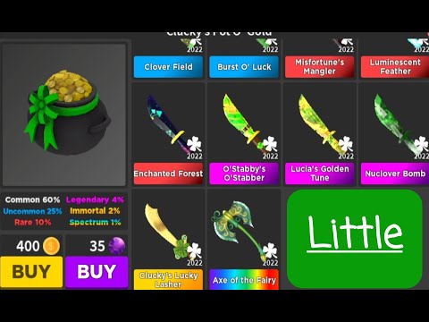 LITTLE ST PATRICK DAY CRATES UNBOXING ! || 🗡SURVIVE THE KILLER !