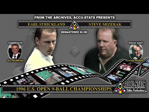 9-Ball - EARL STRICKLAND vs STEVE MIZERAK - 1994 US Open 9-Ball Championship