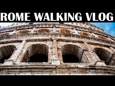 Walking from Rome Termini train Station to the Colosseum - Exploring Rome like a local