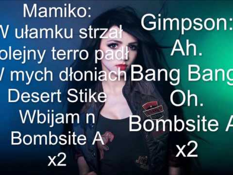 Gimpson X Mamiko X DJ Remo -  Bombsite A  - Tekst/Text
