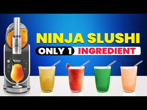 I Tested 4 Ninja Slushi Recipes (Only ONE Ingredient!)