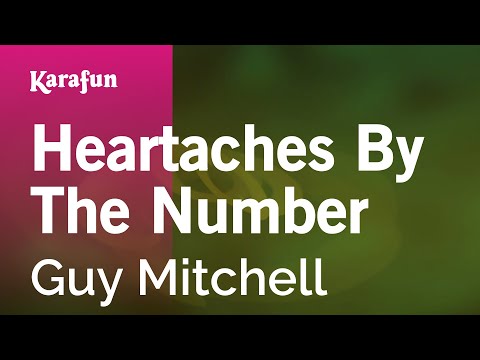 Heartaches by the Number - Guy Mitchell | Karaoke Version | KaraFun