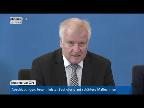 Horst Seehofer zu den Ausschreitungen in einer Flüchtlingsunterkunft in Ellwangen am 03.05.18