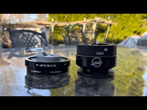 Review - NRG short quick release VS quick release 2.0 on Nissan 350z