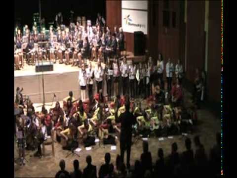 Závěr koncertu k 65. výročí ZUŠ Jeseník