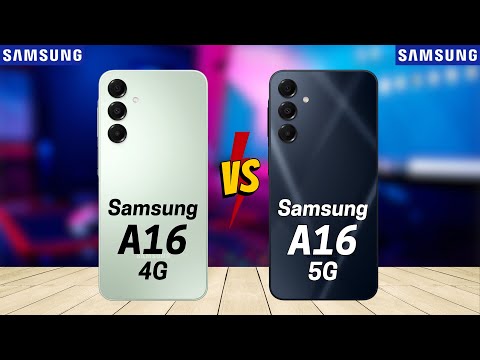 Samsung A16 4G vs Samsung A16 5G