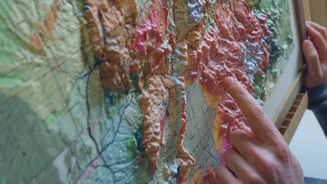 Our 3D Raised Relief Maps explained