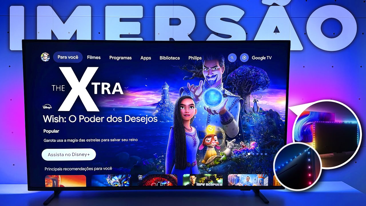 Philips The Xtra: LEDs atrás que sincronizam com conteúdo! Primeiras impressões