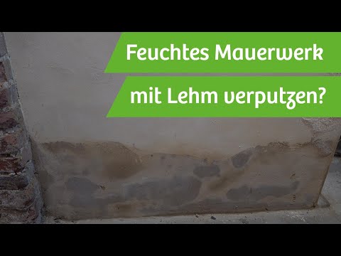 Lehmputz auftragen. Diesen Fehler darf man nicht machen!