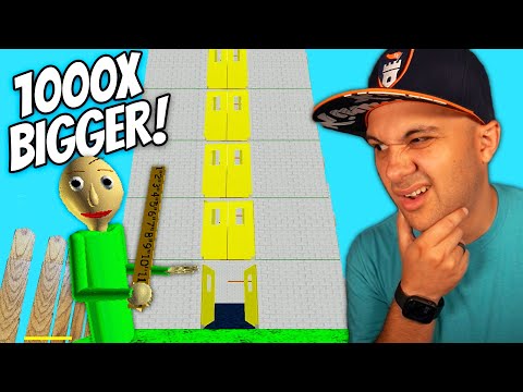 Baldi's School but it’s 1,000 Times Bigger..