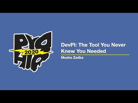 "Dev PI: The Tool You Never Knew You Needed" - Moshe Zadka
