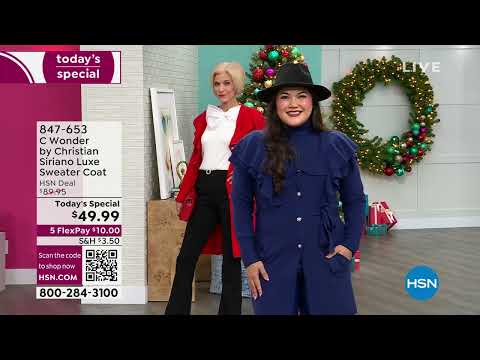 HSN | C. Wonder Christian Siriano Fashions 10.19.2023 - 12 PM