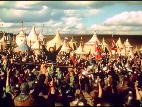 Olivier as Henry V: "St. Crispin's Day" monologue