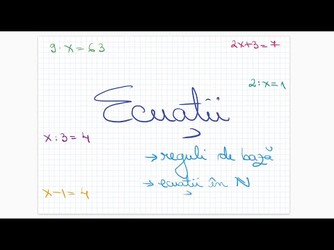 Equations, finding the unknown term - Grade 4, 5