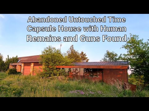 Abandoned Untouched Time Capsule House with Human Remains and Guns Found