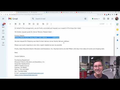eevBLAB 112 - Purchasing Email SCAM