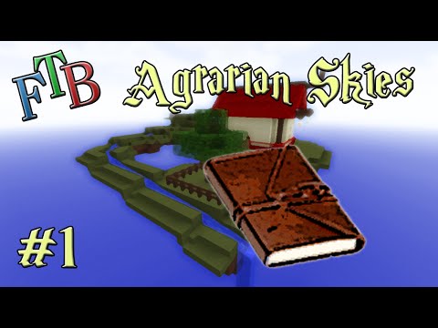 Minecraft: FTB Agrarian Skies - A Manly Quest! (Modded Skyblock)