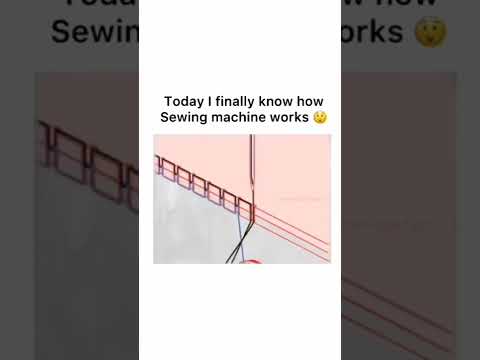 How sewing machine works 😃