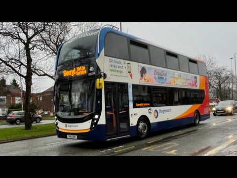 TOP DECK ! | Stagecoach MCSL | 10539 | Route 17 ( Aintree Hospital - Queen Square) | Route Visual
