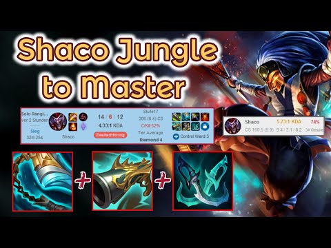 Shaco Jungle Diamond Ranked - Season 11 to Master [League of Legends] Full Gameplay - Infernal Shaco