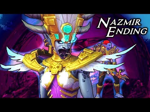 Nazmir Ending Cutscenes - Grand Ma'da Ateena Fails (WOW BFA)