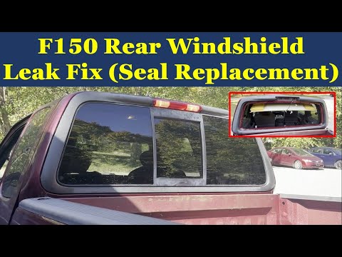 F150 Rear Windshield Water Leak Fix Seal Replacement. Common Ford truck issue 1997 - 2004. Easy DIY