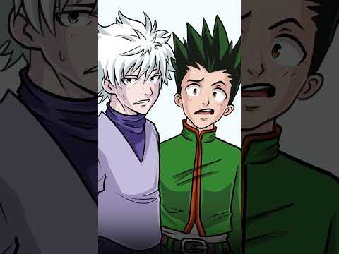 Killua and Gon avoid Hisoka