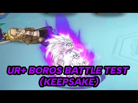 UR+ BOROS BATTLE TEST (WITH KEEPSAKE)!! GAROU DEAD?!?! 🔥🔥🔥