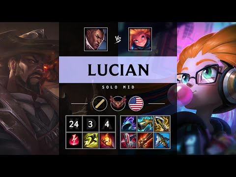 Lucian Mid vs Zoe - NA Grandmaster Patch 25.15