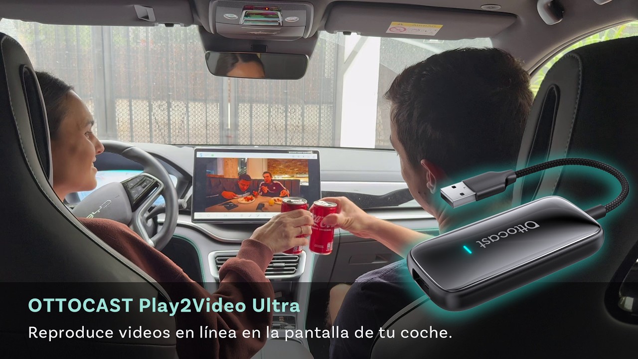 Ver YouTube y Netflix en el coche.