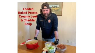 Delicious Soup!! Loaded Baked Potato, Creamy leek & Cheddar