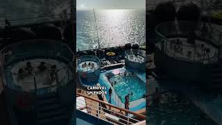 Pool and Jacuzzi #pool #jacuzzi #carnivalcruise #carnival #splendor
