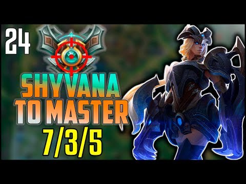 Shyvana To Master #24 - 7/3/5  vs. Lee Sin jungle (Full Game)