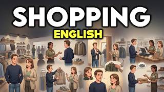 How to Speak English in a Clothing Store (Prices, Sizes, Trying On) English Conversation Practice