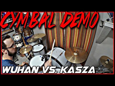 Cymbal Shootout: Wuhan vs. Kasza - 16" Crash Cymbals - A/B "Side by Side" DEMO/Comparison