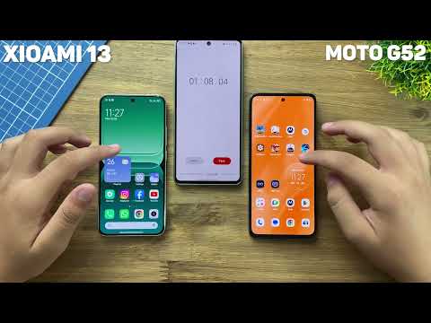XIAOMI 13 VS MOTOROLA MOTO G52 - FIRST SPEED TEST