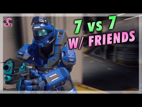 Sweaty Warzone 7 vs 7 w/ Dominated & Clout Friends Match #1 - Halo 5: Guardians