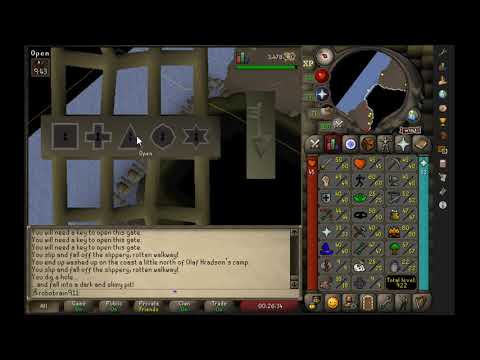 OSRS Olaf's Quest Bridge Interface Stall
